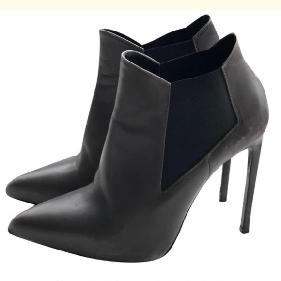Saint Laurent Pointed Booties - Picture 12 of 12